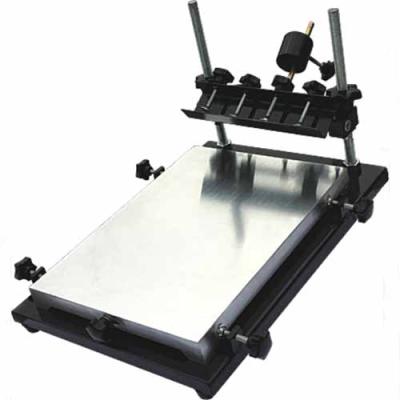 China Manual Card Printer Silk Screen Printing Table, One Color and One Table Screen Printing Press for T-shirt Printing for sale