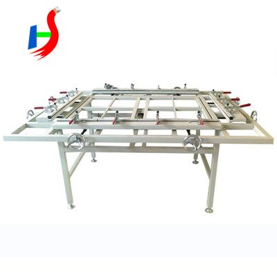 China Printing T Shirt Manual Silk Screen Mesh Stretching Machine for sale