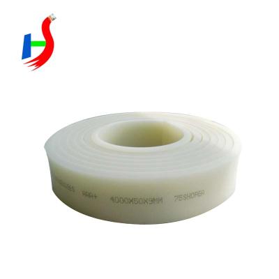 China Polyurethane squeegee rubber for fabric printing for sale