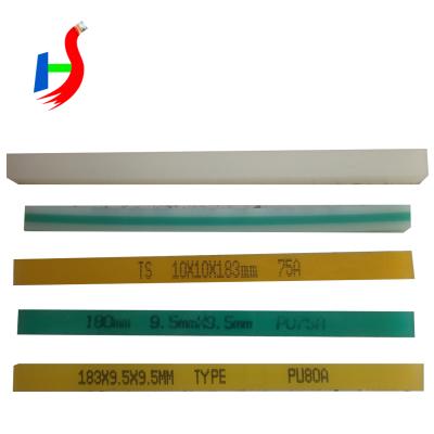 China Polyurethane Fiberglass Rubber Squeegee For PV Printing Screen Printing for sale