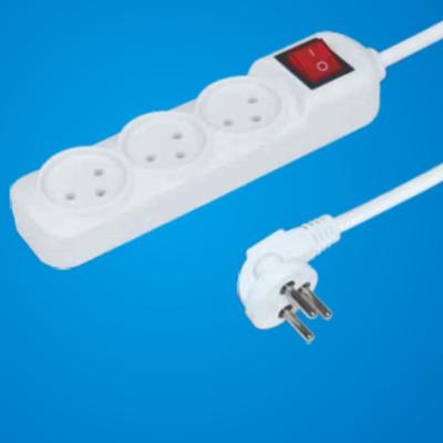 China Residential / General Purpose Israel Power Strip 3-6ways With Switch Israel Plug With 3-6 Ways Plug for sale