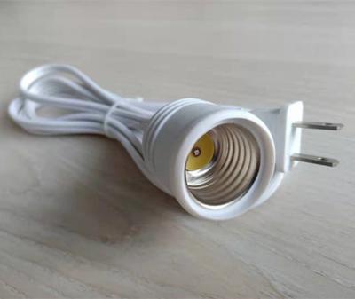 China Convenient Us Socket Extension Tie Cord / Us Lamp Extension Cord With Sockets for sale