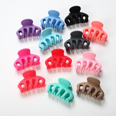 China European and American style Korea acrylic single hair sling shark clip pure color temperament hairpin for sale