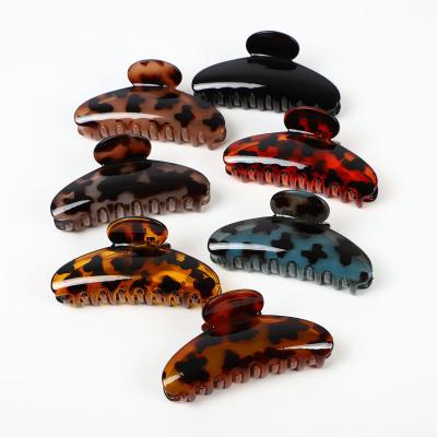 China European and American Korean French mermaid color retro style hair clip hair clip acetate single hairpin for sale