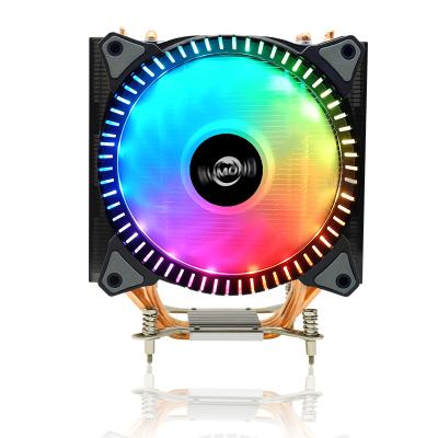 China CPU 120mm 4 heatpipe RGB cpu coolers for Intel LGA 115X/1366/2011/2066/AMD ryzen 7 1700 2700 2700X 3700X for sale