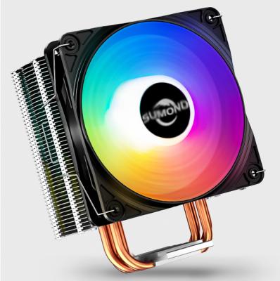 China Hot Fan 4 Cooler Quiet Fan RGB Copper Tube PC CPU CPU Heatsink Fan for sale