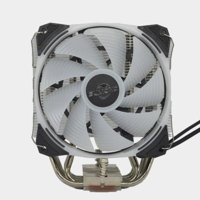 China CPU CPU Cooler Fan Heatpipe Heatpipe With Case Computer Copper Tower Style Aluminum Air Cooled Radiator LED Colorful FAN for sale