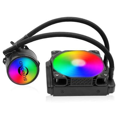 China AMD/Intel CPU Series 120/240/360mm Water Cooling Kit PC With Large Air Volume Water Cooling Water Cooler For Gaming PC Case for sale