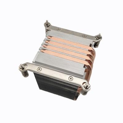 China Active CPU 165w 2u Desktop CPU Heatsink Fan 4 Heat Pipe For Intel 1155 1156 Platform LGA2011 115X 1151 for sale