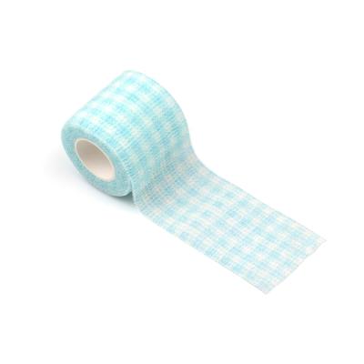 China cheap price 95% non woven+5% spandex elastic self cohesive bandage cartoon printing non woven adhesive bandage for sale