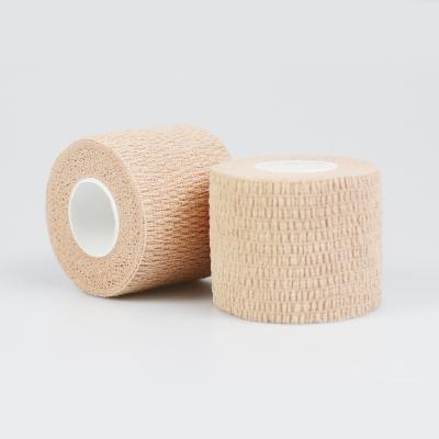 China 5cm*4.5m Cotton Bandage Medical Comfortable Elastic Adhesive Cotton Cohesive Bandage for sale