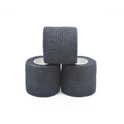 China bracket& compression customized non woven colorful elastic black self adhesive sports bandage manufacturer for sale