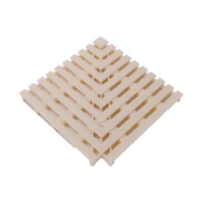 China Easy Install Corner Swimming Pool Spa Corner Grating Tile for sale