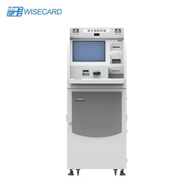 중국 Cashless Smart Teller Machine Flat Card Printer With Card Reader 판매용