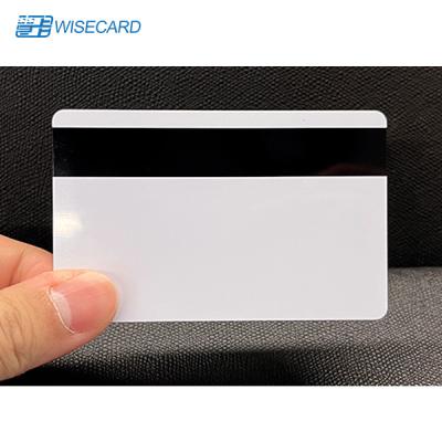 China PVC-Karten freien Raumes SLE4442 Chip Smart Card Pearl White mit Magnetstreifen zu verkaufen