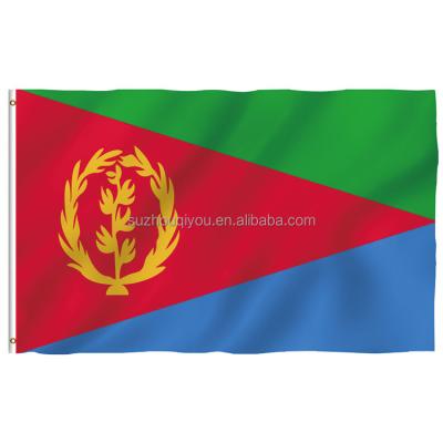 China Health Care Institute Hot Sale Flags, 90x150cm Banner Flag Eritrea 100% Polyester Eritrea Flag for sale