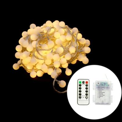 China Customized Battery USB Powered 110/220v Plug10 20 30 40 50 100 Mini Globe Ball LED Fairy Garland String Christmas Decorations Lights for sale