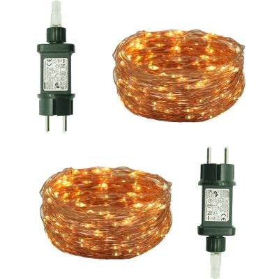 China Fairy Garden 100 200 300 500 1000 LED Waterproof UK Plug 10m 100m Copper Wire String Lights For Party Christmas Wedding for sale