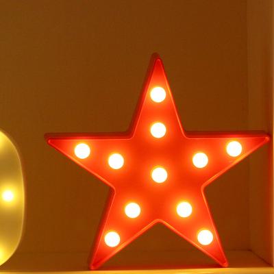 China Indoor Decoration USB Battery Powered Star Muslim Islamism Led Table Night Lights Ramadan Eid Decorations Marquee Sign for sale