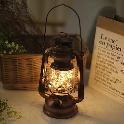 China Indoor Decoration USB Battery Operated Classic Metal Table Lanterns Hanging Led Marquee Sign Eid Night Lights Ramadan Decorations for sale