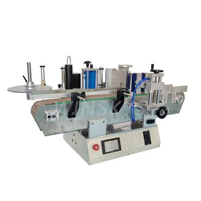 China High Precision Semi Automatic Commodity Box Wine 3 Roller Placing Applicator Labeling Machine for sale