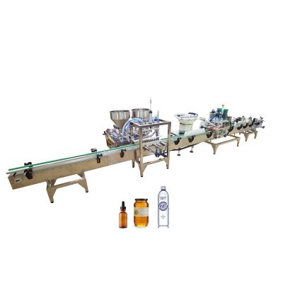 China Automatic E-Liquid Food Ejuice Gorilla Bottle Chubby Liquid Filling Machine Desktop Price Filling Production Line for sale