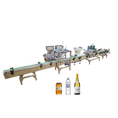 China Automatic Filling Line Tomato Sauce Chili Sauce Yogurt Jam Paste Filling Machine Production Food Desktop Line for sale