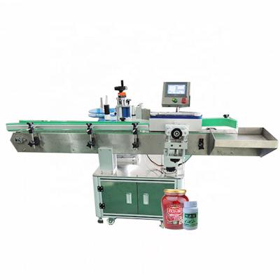 China Good prices automatic round water bottle aluminum cans name adhesive sticker labeling machine with date code for sale