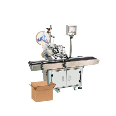 China Hot Selling Full Automatic Flat Surface Sticker Commodity Labeling Machine For Paper Box Plastic Bag for sale