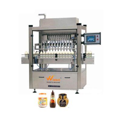 China Hot Selling Automatic Glass Plastic Bottle Small Scale Food Sauce Bottling Machine Price for sale