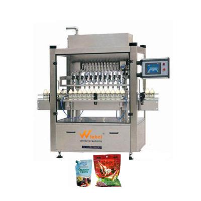 China High Quality Automatic Food Plastic Large Small Spout Bag Liquid Filling Machines For Sauce for sale