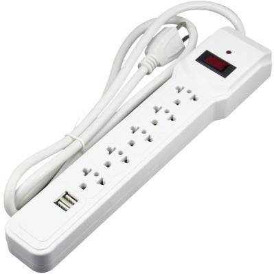 China 125V 10A Brazil USB Socket South America Standard Socket With USB 5-15R Cable Panel 6 Strip 15A Aneruca Wiring Panel MP for sale