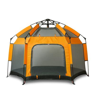 China Easy Set Up Custom Logo Printing Automatic Camping Tent Lightweight Tent For Family Camping Traveling Use for sale