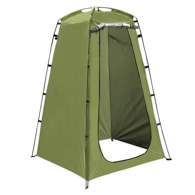 China Custom Logo Printing Pop-Up Privacy Tent Portable Camping Shower Folding Awning Canopy for sale