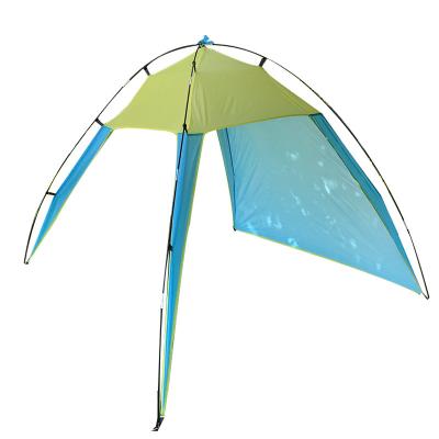 China Diagonal Tether Type 2022 New Outdoor Sunshade Beach Tent Multi-person Picnic Fishing Canopy Triangular Camping Tent for sale