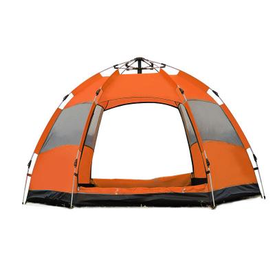 China Custom Multi Function Waterpoof Tent 2022 Logo Printed Outdoor Camping Tent For 3-4 Persons Four Season Use for sale