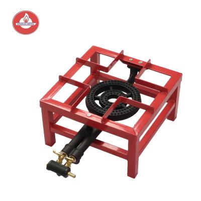 China High Efficiency Outdoor Cast Iron Stove Grates 2 Ring Burner With Strong Frame (TSGB-09) for sale