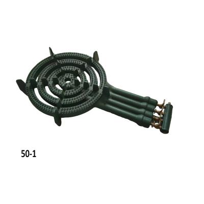 China Outdoor Restaurant 4 Ring High Pressure Cast Iron Gas Stove for sale