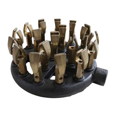 China Imperial Outdoor Ring Burner, Jet Burner Cast Iron For Restaurant Jets Gas Stove Burner With 18 Tip Platypus for sale