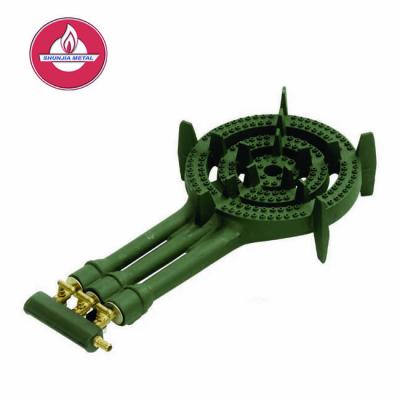 China Camping 3 Ring Burner 3 Outdoor Gas Cooker / Iron Camping Stove / Barbecue Cooker for sale