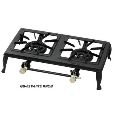 China Outdoor 2 Burner Iron Body Use In Gas Stove Cast Iron Outdoor Cooking Burner for sale