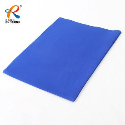 China Rundong flame retardant custom design pedigree spandex hex twill material roll 100 polyester telas cotton fabric for sale