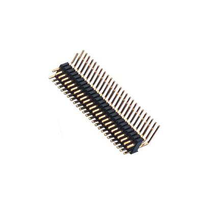 China PDA 2mm 3 Pin Right Angle Pin Header Female , PA9T Smt Pin Header WCON zu verkaufen