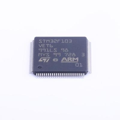 China New original general purpose microcontroller LQFP-100_14x14x05P MCU IC chip STM32F103 STM32F103VET6 for sale