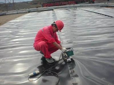 Cina HDPE NERO Geomembrane composito di alta qualità di 0.5-2.5mm per il aquafarm di pondor del pesce in vendita