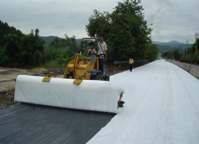 Κίνα Υψηλής αντοχής Geotextile διατρήσεων βελόνων ινών της PET υφαμένο μη για την επίστρωση, τη διήθηση, το χωρισμό και την ενίσχυση προς πώληση