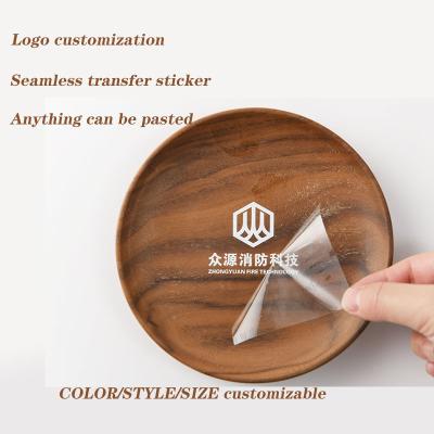 China All Materials Apply UV Custom Transparent Self Adhesive Label Logo Label Transfer Printing Tea Sticker Transfer Separate Pressure Te koop