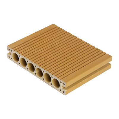 China Modern Anti-slip Anti-UV WPC Profiles Composite Tile Outdoor wpc Deck Flooring Materials Decking Decking Te koop