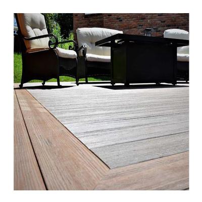 China Modern Wooden Anti-corrosive Plastic Outdoor Flooring Balcony Garden Terrace No Deformation Garden Flooring en venta