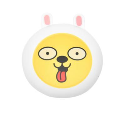 Κίνα Custom Plastic Cute Rabbit Shape Naughty Yellow Shape Cartoon Contact Lens Travel Color Cartoon Contact Lens Display Case Portable Easy Carry Box προς πώληση